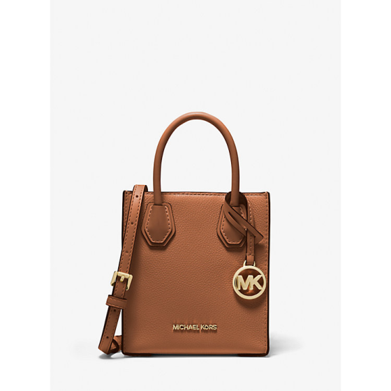 Michael Kors Mercer Extra-Small Pebbled Leather Crossbody Bag