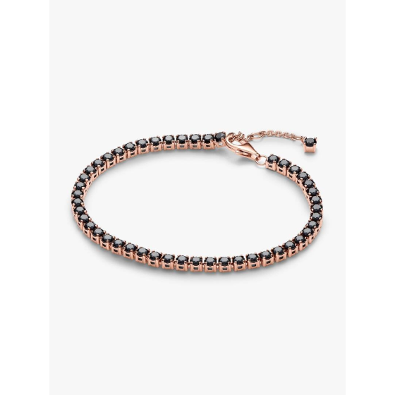 PANDORA Black Sparkling Tennis Bracelet